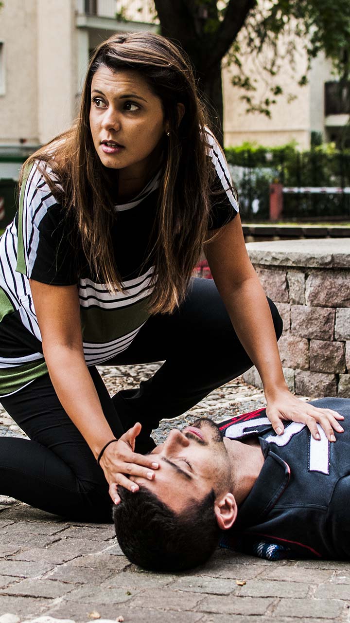 First aid in the park